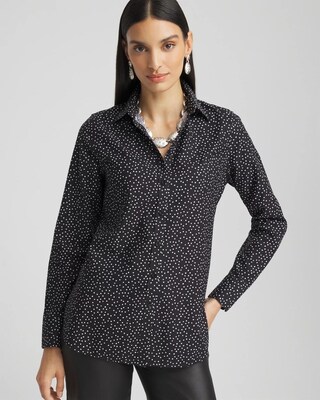 【爆売り！】 No Iron™ Polka Dot Shirt | Chico's トップス
